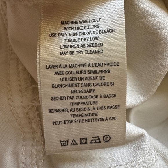 Free People Venice Beach Flare in Worn White, Size 32 - Picture 12 of 12